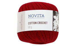 Novita Cotton Crochet-545 poinsettia