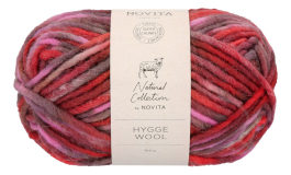 Novita Hygge Wool-553 red/multicolored