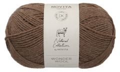 Novita Wonder Wool DK 068 metsäsieni 100 % villalanka