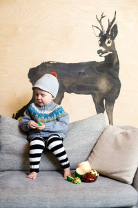 Lapsen neulepusero Novita Baby Wool ja Nordic Wool