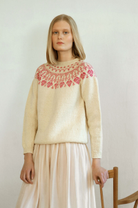 Tiiraluoto sweater Novita Nordic Wool ja Wool Cotton