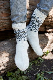 Novita Nalle: Juuri-Socken mit nordischem Muster