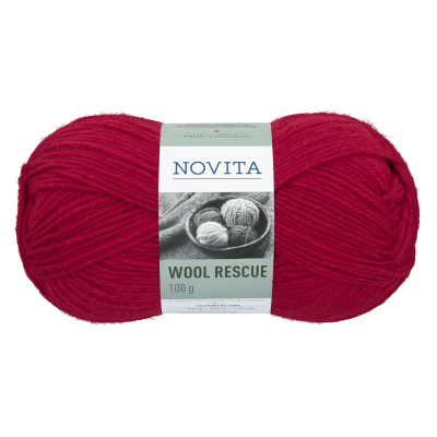 Novita Wool Rescue-523 lingonberry