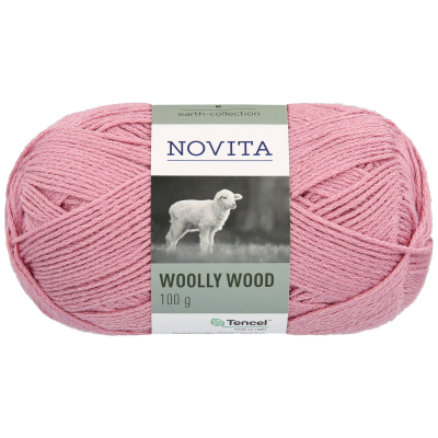 Novita Woolly Wood-501 terälehti villasekoitelanka
