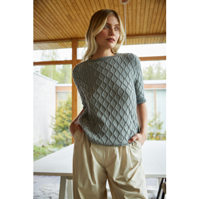 Novita Woolly Wood: Ajatus (Thought) knitted sweater