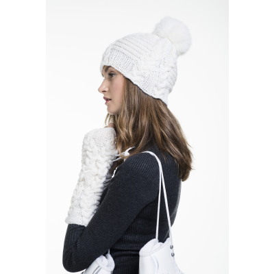 Womans Cable Hat Novita Alpaca Wool