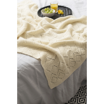 Novita Nordic Wool: Knitted blanket
