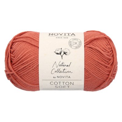 Novita Cotton Soft-640 red clay