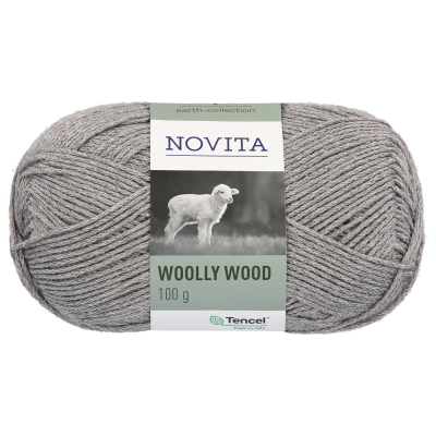 Novita Woolly Wood-043 kivi villasekoitelanka