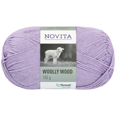 Novita Woolly Wood-730 Blaubeermilch