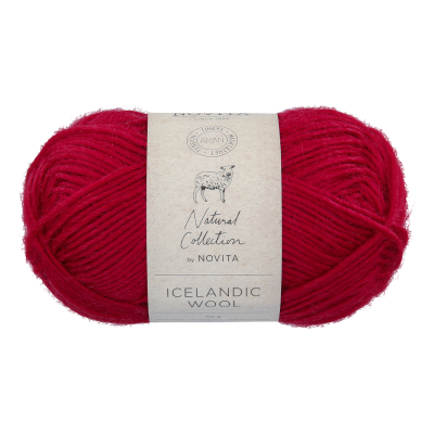Novita Icelandic Wool-523 lingonberry