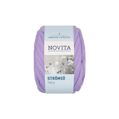 Novita Strömsö-730 blåbärsmjölk bomullsblandning