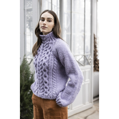 Novita Hygge Wool: Sonaatti cable sweater