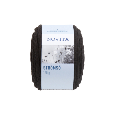 Novita Strömsö-099 svart bomullsblandning