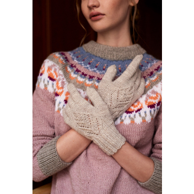 Novita Nalle: Lumikukka knitted gloves