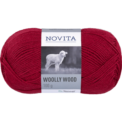 Novita Woolly Wood-587 cranberry